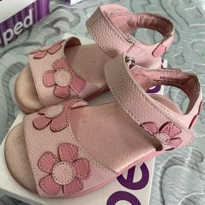 Pediped FLEX Abigail Pink Sandal toddler girl. Size 7-.5-8, EU 24